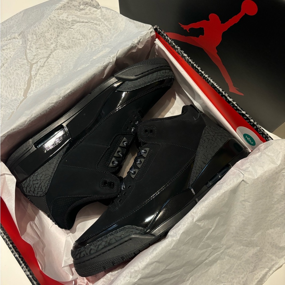 Nike Air Jordan 3 Retro Black Cat 2025